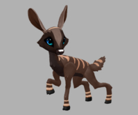 CHOCOSABER TEARDROP FEMALE (BLUE LIGHTS DNA) FAWN LOG. BREEDABLE! NO FOOD NECESSARY! MAKE MONEY!