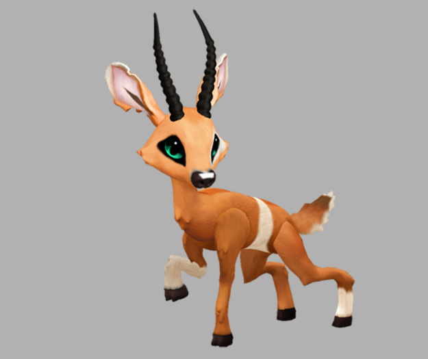 CAPRA CYSPARK MALE ANTELOPE FAWN LOG. BREEDABLE! NO FOOD NECESSARY! MAKE MONEY!