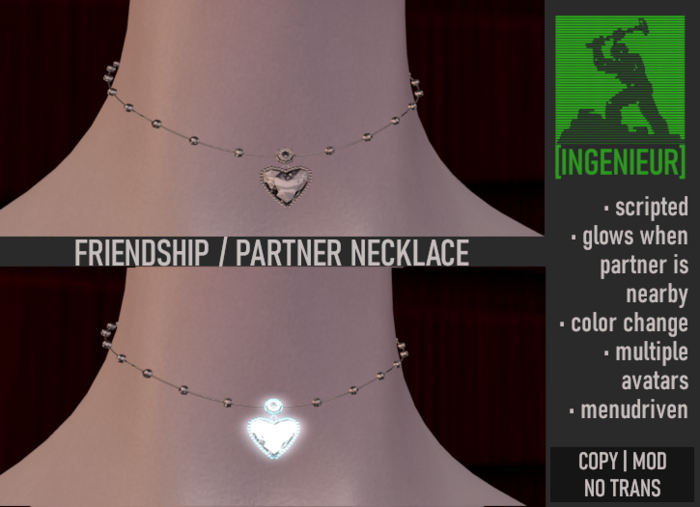 [INGENIEUR] interactive Friendship/Partner Necklace M6