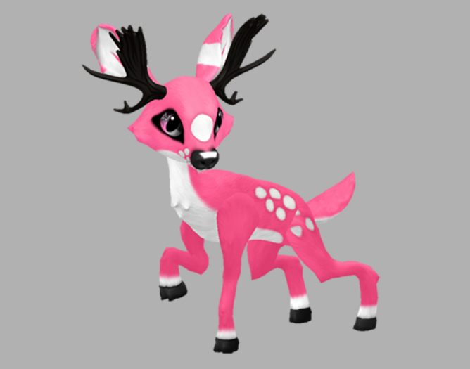 PASSION BLUSHING MALE MOOSE FAWN LOG. BREEDABLE! NO FOOD NECESSARY! MAKE MONEY!