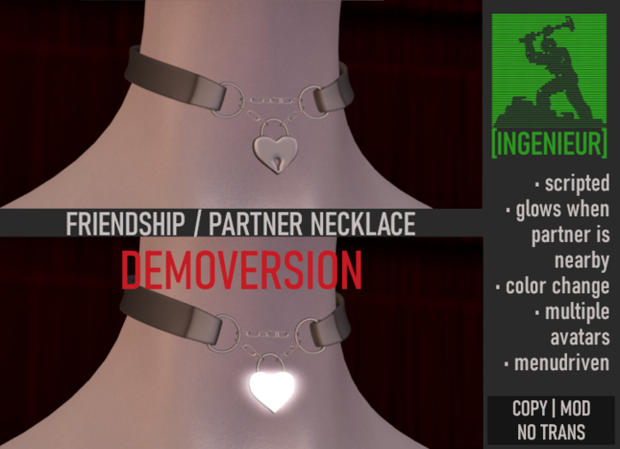 [INGENIEUR] DEMO interactive Friendship/Partner Necklace M2