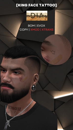 DIA [KING FACE TATTOO]