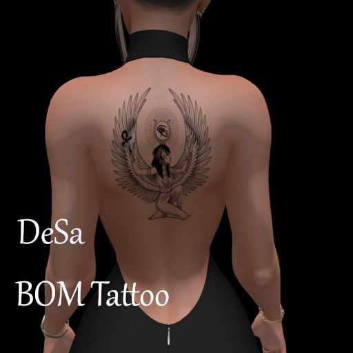 DeSa -Winged Goddess- BOM Tattoo (Add)