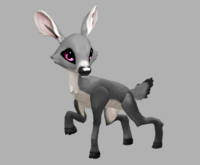 SILVY BUBBLEGUM FEMALE (PINK LIGHTS DNA) FAWN LOG. BREEDABLE! NO FOOD NECESSARY! MAKE MONEY!
