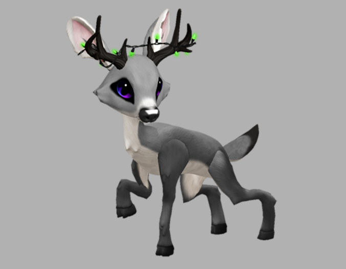 SILVY VIOLET MALE GREEN LIGHTS FAWN LOG. BREEDABLE! NO FOOD NECESSARY! MAKE MONEY!
