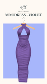 DRAMA QUEEN Mimi Dress - Violet (ADD)