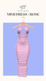 DRAMA QUEEN Mimi Dress - Rose (ADD)