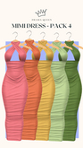 DRAMA QUEEN Mimi Dress - Pack 4 (ADD)