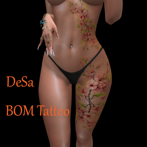 DeSa -Cherry Flowers- BOM Tattoo (Add)