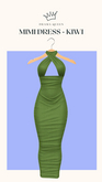 DRAMA QUEEN Mimi Dress - Kiwi (ADD)