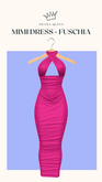 DRAMA QUEEN Mimi Dress - Fuschia (ADD)