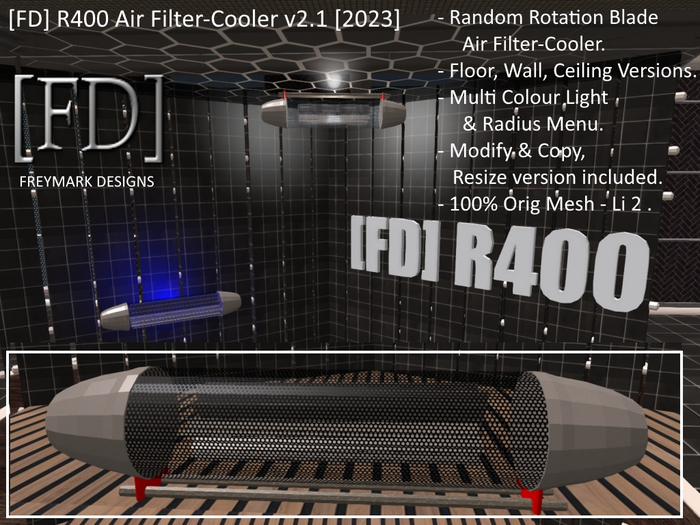 [FD] R400 Air Filter-Cooler v2.1 [2023]