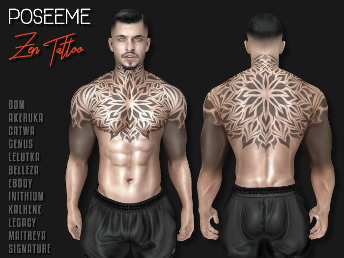 [Poseeme] - Zen Tattoo