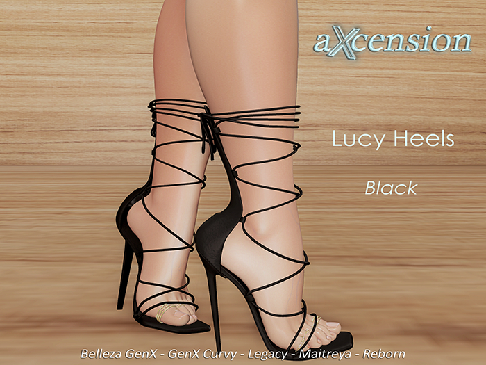 aX: Lucy Heels Black