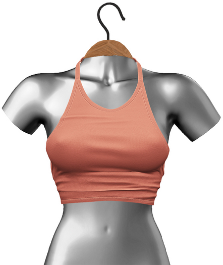 RIOT / Sage Halter Top - Coral