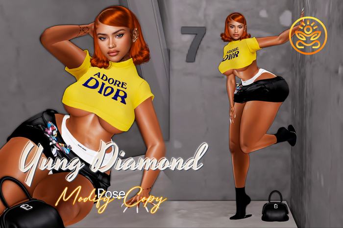 [V] 'YUNG DIAMOND' POSE