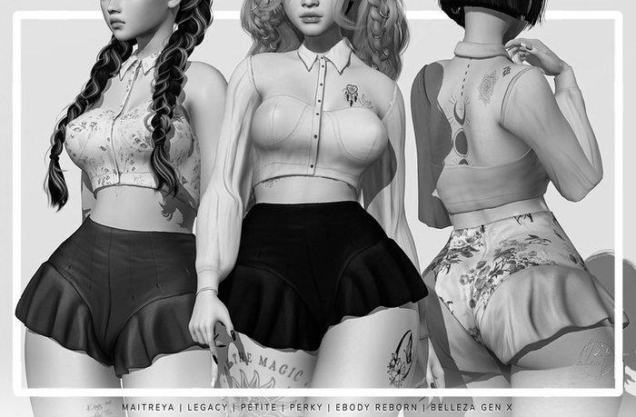 [Aleutia] Risa Top & Shorts - DEMO