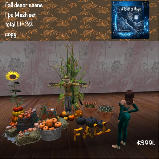 Fall decor scene-Box LI=32