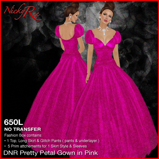 *DNR* Pretty Petal Gown in Pink