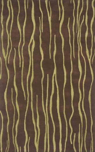 SO African Rugs Collection Animal Prints Snakey Lime