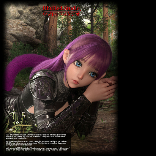 [ UbuRed.Studio ] SFW Freebie - Pack 1