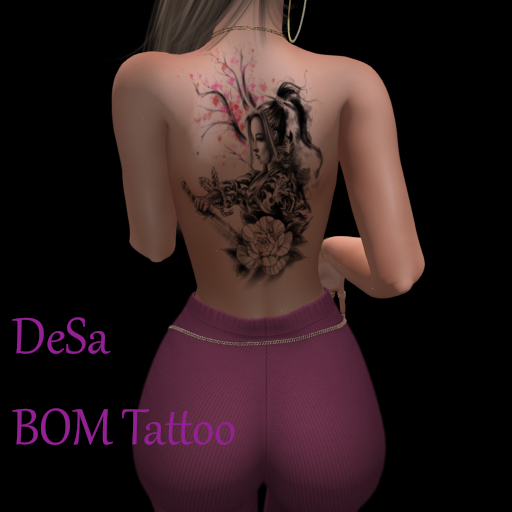 DeSa -Fighter Woman- BOM Tattoo (Add)