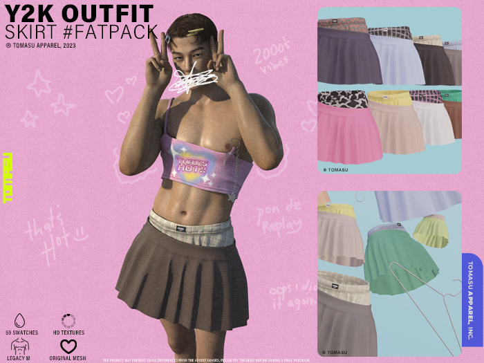 TOMASU / Y2K Skirt #FATPACK 