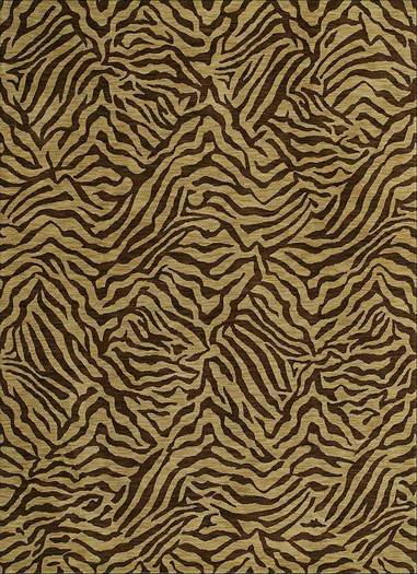 SO African Rugs Collection Animal Prints West Indies Safari Brn