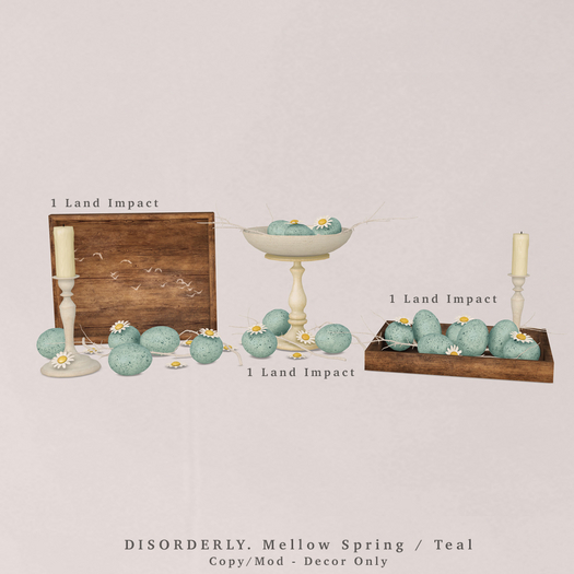 DISORDERLY. / Mellow Spring / Teal