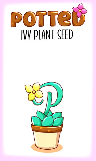 Potted: Ivy Plant Seed: ANY