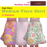 Medium Flare Skirt-MeshBody Classic
