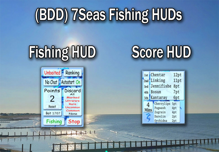 (BDD) 7Seas Fishing Contest HUDs