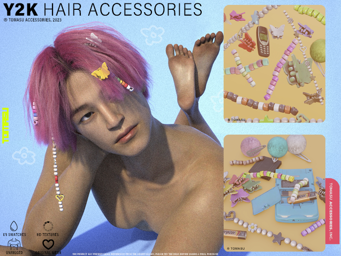 TOMASU / Y2K Hair Accessories #FATPACK