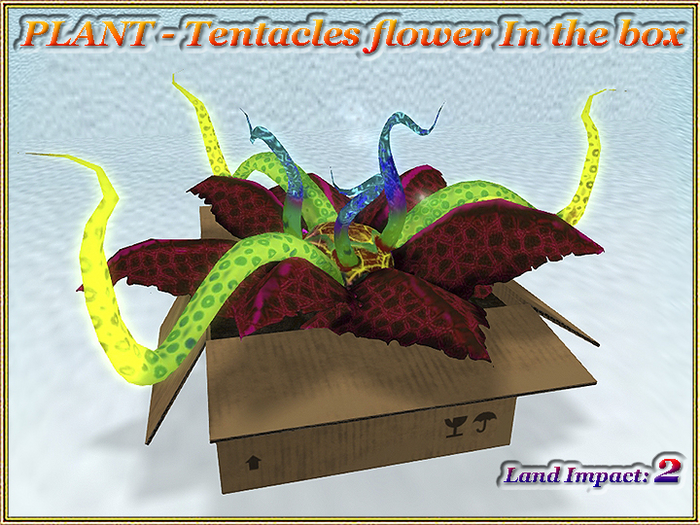 PLANT - Tentacles flower In the box (2 LI) (Full perm)
