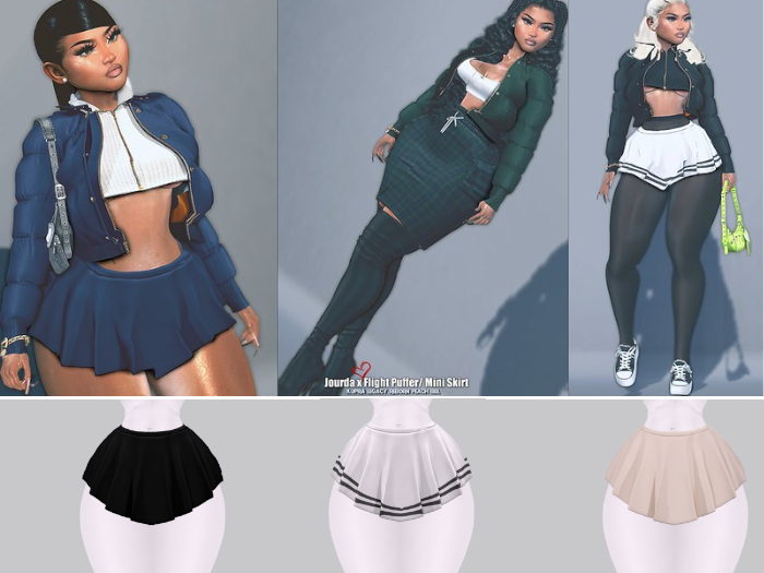 Jourda x Pleated Super Mini Skirt FATPACK