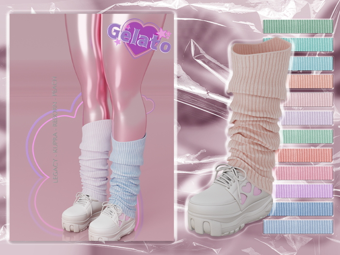 Gelato - Chonky Leg Warmers - PASTELS