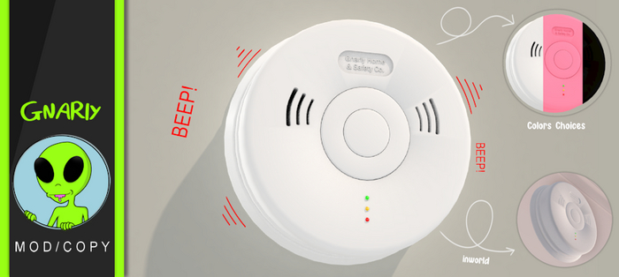 Gnarly. - Smoke Detector - Black