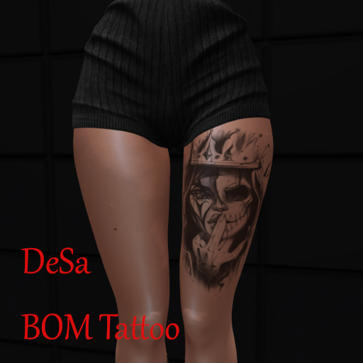 DeSa -Woman Crow- BOM Tattoo (Add)
