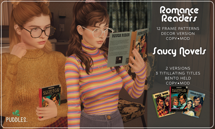 Puddles. Saucy Novels + Romance Readers