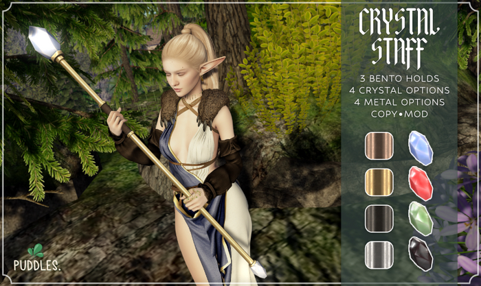 Puddles. Crystal Staff 
