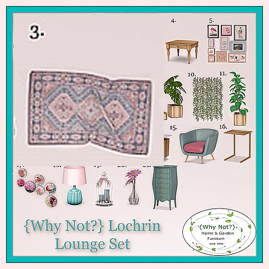 3.{Why Not?} Lochrin Rug
