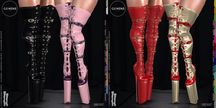 Gemini -Fanni Boots- 2PACK (Add me)