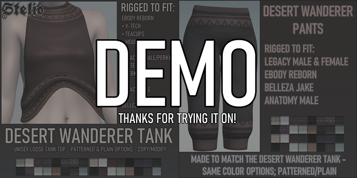 [Stelio] Desert Wanderer Set DEMO