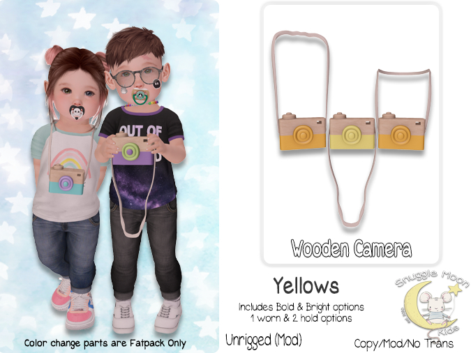 {SMK} Wooden Camera | Yellows
