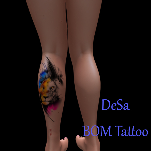 DeSa -Lion Color- BOM Tattoo (Add)