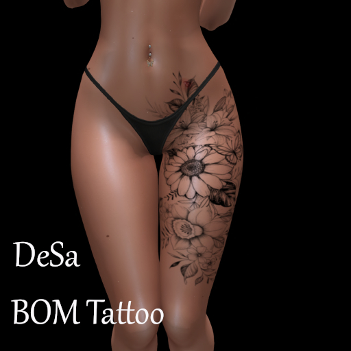 DeSa -Flowers 02-BOM Tattoo (Add)