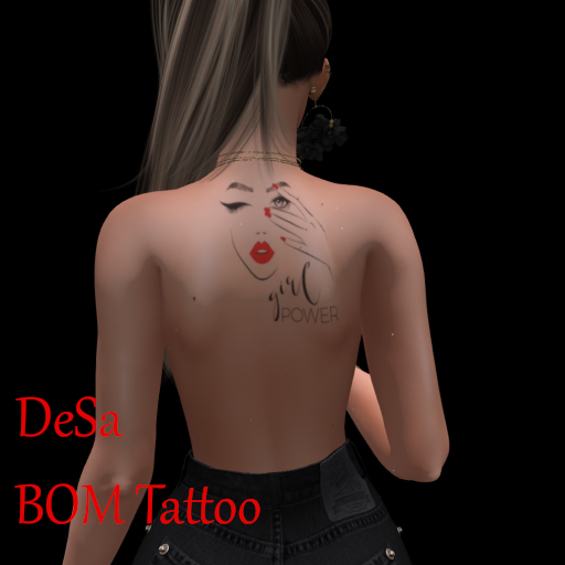 DeSa- Girl Power -BOM Tattoo (Add)