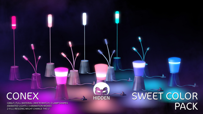 HIDDEN :: CONEX :: SWEET COLOR PACK ::