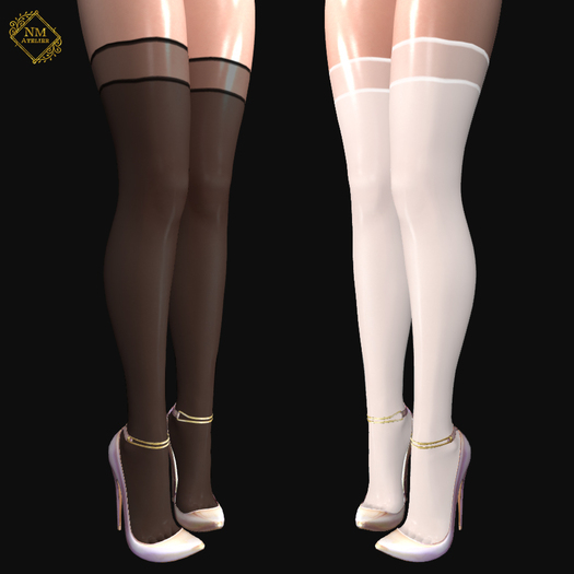 Black White Jolina Stockings BOM