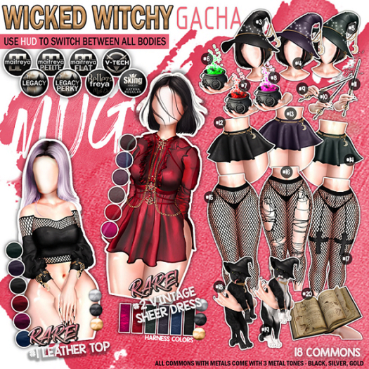 Mug - Wicked Witchy - #16 Fishnet Leggings Ripped